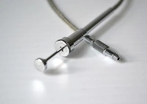 Vintage Metal Shutter Cable Release 12"  Japan, For Canon, Pentax 35mm Film - Picture 1 of 5