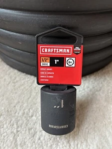 NEW with Tag CRAFTSMAN Shallow Impact Socket, SAE, 1/2-Inch Drive, 1-Inch - Picture 1 of 18