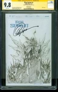King Spawn 1 CGC SS 9.8 Greg Capullo 1:50 Sketch Variant Cover 8/21 - Picture 1 of 4