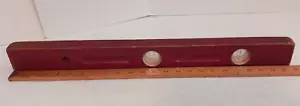 Vintage Mayes Wooden Bubble 24" Double Bubble Level Port Austin FREE SHIPPING - Picture 1 of 7