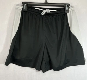 Under Armour Athletic Drawstring Shorts Womens Size Large L Black White - Foto 1 di 4
