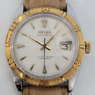 Men's Rolex Oyster Turn O Graph Ref 6309 18k SS 1950s Vintage Automatic RJC171