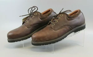 Hytest Hush Puppies Oxford Puntera de Acero Marrón Para Hombre Talla 12 - Imagen 1 de 6