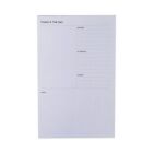 Noted By Post-It Brand Daily Planner Pad, 4.9 X 7.7, Gray, 100-Sheet (Mmm58gry)