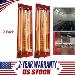 Lámpara infrarroja para hornear curado de pintura 2000 W lámpara de calor cabina de pintura calentador luz 110 V - Imagen 1 de 12