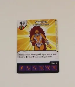 DC Dice Masters War of Light * STARFIRE * OP Promo Prize Card - Picture 1 of 1