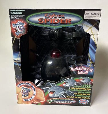 NEW Wow Wee Inc Black Cyber Spider Remote Control RC Toy - Image 1 of 4