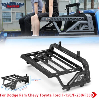 Barra deportiva antivuelco con portaequipajes para Dodge Ram Chevy Toyota Ford F-150/F-250/F350 Foto 1 de 4