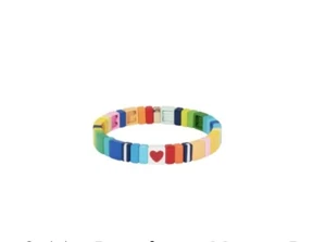 ROXANNE ASSOULIN Mommy Rainbow Heart Bracelets - Picture 1 of 1