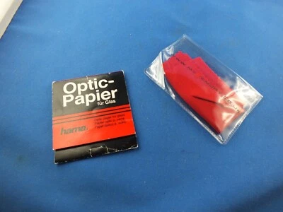 HAMA Optic-Papier für Glas, Reinigungspapier für Kameras pflegt + Reinigung Tuch — 第 1/4 张图片