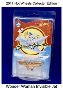 Hot Wheels DC Wonder Woman Invisible Jet Exclusive Collector Edition 2017 Movie