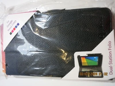 RooCase Google Nexus 7 FHD кожи DualView Folio чехол стойка держатель черный (новый) - Изображение 1 из 4