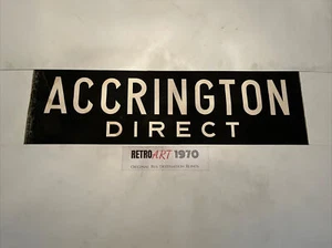 Accrington Direct - Manchester E811 Bus Zielblind 35"" Geschenk - Bild 1 von 12