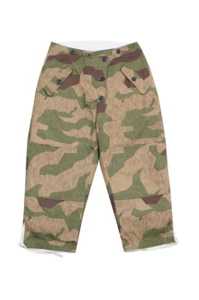 Pantalones de invierno reversibles alemanes de la Segunda Guerra Mundial en astilla 42 color invertido camuflaje XL SOLAMENTE - Imagen 1 de 5