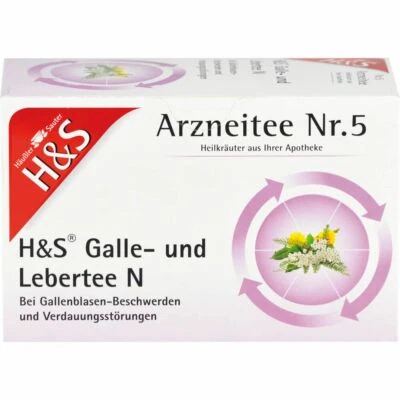 H&S TEE - GESELLSCHAFT MBH & CO. H&S Galle- und Lebertee N Filterbeutel 40 g PZN03112389