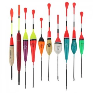 10x Floats Bobbers Mixed Size Bobbers Fish Balsa Floats Fishing Floats US STOCK - Picture 1 of 12