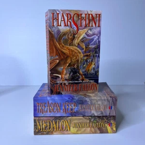 The Demon Child Trilogy Books 1-3 by Jennifer Fallon PB Harshini - Treason Keep - Picture 1 of 16