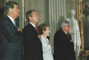 President George W Bush Official Ronald Reagan Found 4x6 Photo Nancy Trent Lott