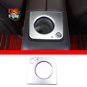 ABS Silver Rear Beverage Cup Holder Frame Trim For Benz GLE GLS X167 W167 20-22 - Picture 1 of 11