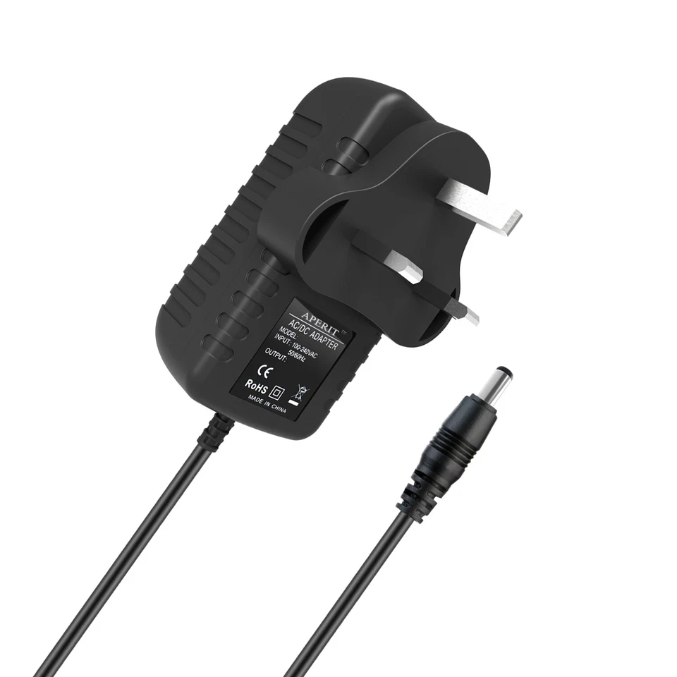 APERIT Adaptador de fuente de alimentación cargador enchufe Reino Unido para Black & Decker CD12C CD12GTK KG12GT