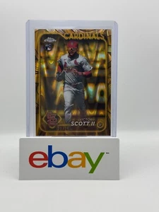 2024 Topps Gilded VICTOR SCOTT II Gold Raywave Refractor RC #'d/25 115 STL - Picture 1 of 3
