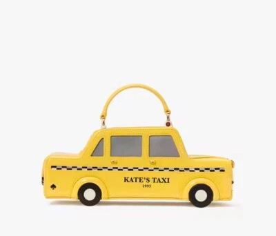 KATE SPADE BIG APPLE NYC 3D TAXI BANDOLERA KI975 NUEVO CON ETIQUETAS Foto 1 de 4