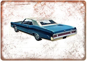 Vintage 1969 Mercury Marquis Convertible Auto Ad Reproduction Metal Sign A11956 - Picture 1 of 2