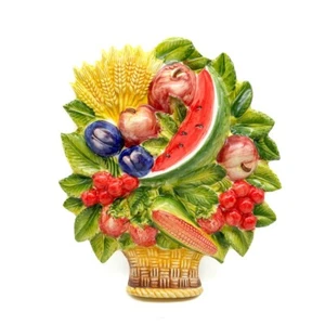 Bassano Ceramic Fruit 3D 34CM Wanddekoration- from Italy New - Picture 1 of 3