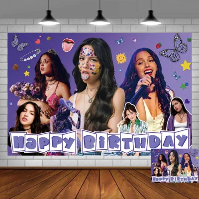 Singer Birthday Decorations Party Supplies Backdrop Banner Star 5x3ft - Image 1 of 4