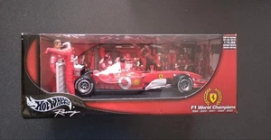 HOT WHEELS RACING Schumacher Ferrari 1/18 Unopened F2003 F1 World Champion G3764 - Picture 1 of 5