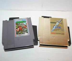 LOTE # 11 Videojuegos De Colección Nintendo Zelda II The Adventures of Link/Gurerrilla - Imagen 1 de 7