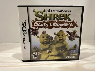 Shrek: Ogres and Dronkeys  Nintendo DS Complete Mint 2007 - Image 1 of 4