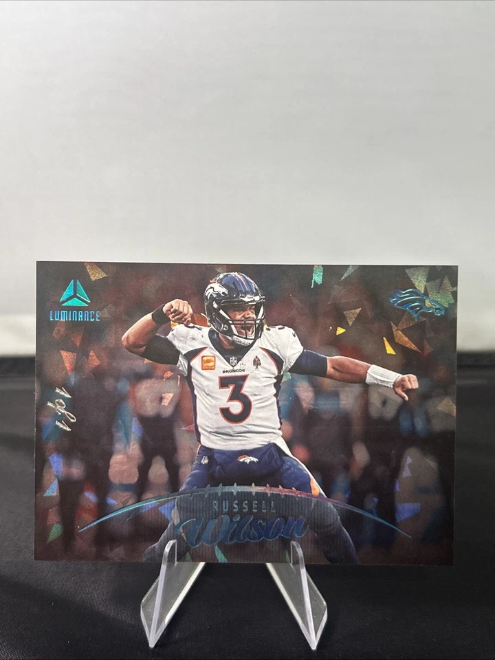 2023 Panini Luminance Russell Wilson Platinum 1/1 Denver Broncos - Imagem 1 de 2