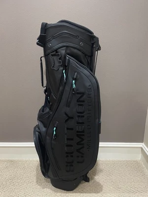 🔥 Nuevo bolso de pie Scotty Cameron Gallery negro carbono y Tiffany Pathfinder Foto 1 de 4