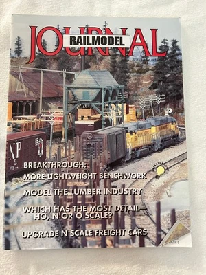 Railmodel Journal Magazine March 1995 Model Railroads Lumber Industry - Image 1 of 2
