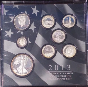 2013 US Mint Limited Edition SILVER Proof Set. OGP COA - Picture 1 of 4