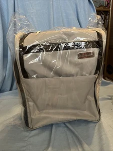 Samantha Reiserucksack braun grau mit Kroko-Akzent Nylon Neu mit Etikett - Bild 1 von 5