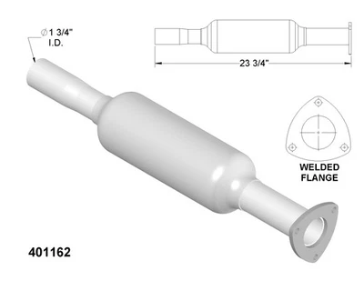 Convertidor catalítico para Pontiac Grand Am 1993-1995 2,3 L L4 GAS DOHC Foto 1 de 2