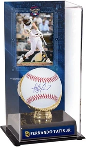 Fernando Tatis Jr. Padres Signed Baseball & 2024 All-Star Display Case w/Image - Picture 1 of 2