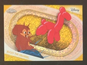 2025 Topps Chrome Disney Bucky The Squirrel Gold Mini Diamond Serial #30/50 - Picture 1 of 2
