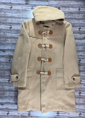 Abrigo de Lana Gloverall X Abraham & Strauss Talla 42 Beige Hecho en Inglaterra Años 70 80' Foto 1 de 4