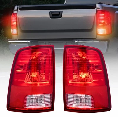 Pair Tail Lights For 2009-2018 Dodge Ram 1500 2500 3500 Rear Brake Parking Lamps Foto 1 de 4