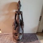 Large Authentic Dogon Satimbe Mask- 25x8.5  Handcarved Wood Tribal Mask Mali 