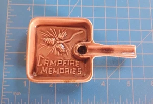 Vintage H-R Holiday Ranch Campfire Memories Souvenir Pottery Ashtray - Picture 1 of 2