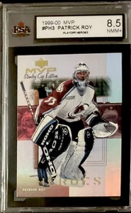 Upper Deck MVP Stanley Cup Edition Playoff Heroes Patrick Roy PH3 KSA 1999 8,5 - Imagen 1 de 2
