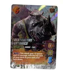 Destructive Entrance 58/186  Teenage Mutant Ninja Turtles UniVersus Foil UR - Picture 1 of 2