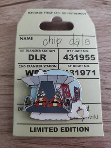 Disney Pin Chip Dale Attraction Soarin San Francisco Golden Gate Bridge - Picture 1 of 3