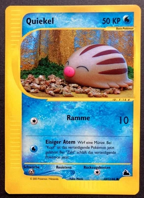 💥 Pokémon Skyridge * Quiekel *  107/144  💥 Deutsch ~ Excellent - Bild 1 von 2