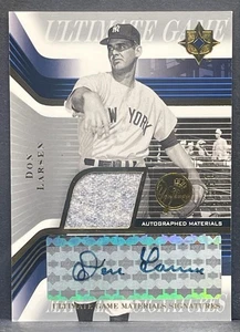 2004 UD Ultimate Collection Don Larsen Game Materials Signatures Jersey AUTO /50 - Picture 1 of 2