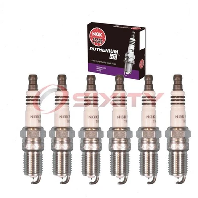 6 pcs NGK Ruthenium HX Spark Plugs for 2007 Chevrolet Silverado 1500 Classic pp - Image 1 of 4